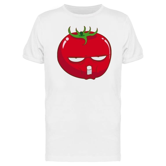 Funny Bored Tomato Cartoon Tee Men's -Image by Shutterstock