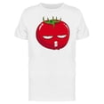 thumbnail image 1 of Funny Bored Tomato Cartoon T-Shirt Men -Image by Shutterstock, Male 4X-Large, 1 of 2