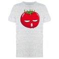 thumbnail image 1 of Funny Bored Tomato Cartoon Tee Men's -Image by Shutterstock, 1 of 2