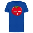thumbnail image 1 of Funny Bored Tomato Cartoon T-Shirt Men -Image by Shutterstock, Male Medium, 1 of 2