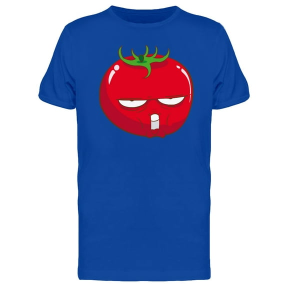 Funny Bored Tomato Cartoon T-Shirt Men -Image by Shutterstock, Male x-Large