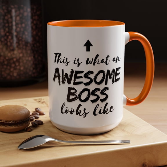 Funny Boss Ceramic Mug Birthday Gift for Coffee Lover Christmas