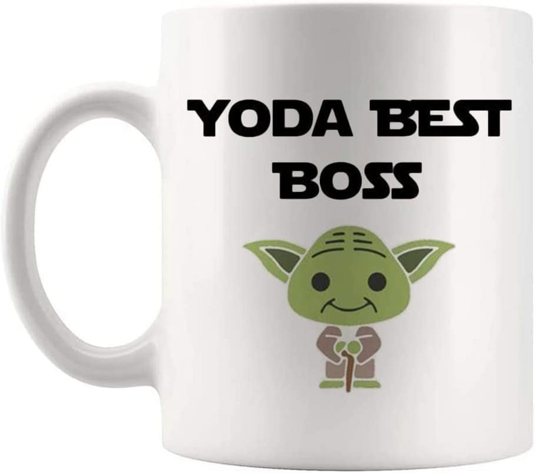 Fonhark - Yoda Best Mom Mug, Mothering Sunday, Mother's Day, 11 Oz Novelty  Coffee Mug/Cup, White
