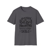Funny Boss Leader Graphic Novelty Skills Tees