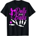 thumbnail image 1 of Funny Bowler Bowling T-ShirtMen and women, Black T-shirt, size: Extra large S-4XL, 1 of 4