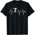 thumbnail image 1 of Funny Bowling Bowler Player Heartbeat Heart Pulse Rate EKG T-Shirt, 1 of 5