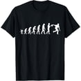 thumbnail image 1 of Funny Bowling Evolution T-Shirt men and women can wear, black, white, gifts, 1 of 4