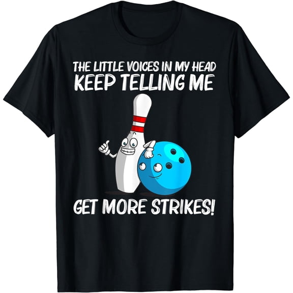 Funny Bowling Gift For Men Women Bowling Team Spare Game T-Shirt
