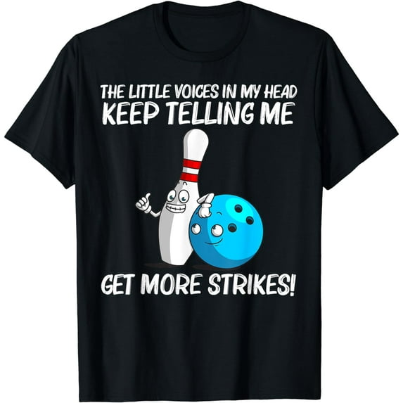 Funny Bowling Gift For Men Women Bowling Team Spare Game T-Shirt