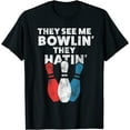 thumbnail image 1 of Funny Bowling Gift Shirt For Men Women Or Dad, 1 of 3