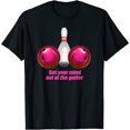 thumbnail image 1 of Funny Bowling Shirt Women Mind Out Of The Gutter, 1 of 3