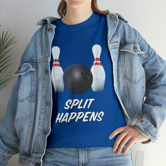 Funny Bowling Split Happens T-Shirt
