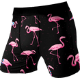 thumbnail image 1 of Funny Boxer Briefs for Men Pink Flamingo Novelty Fun Underwear, 1 of 6