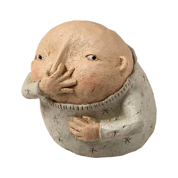 Funny Boy Holding Nose Resin Statue, Bathroom Humor Shelf Sitter Decor, Novelty Figurine for Countertop, Home & Gag Gift