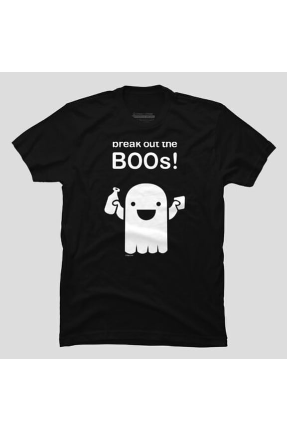 Funny Break Out The BOOs Halloween Ghost Graphic T-shirt M2981575, Up to Size 5XL