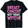 thumbnail image 1 of Funny Breast Cancer Awareness Halloween Witch Women T-Shirt, 1 of 4