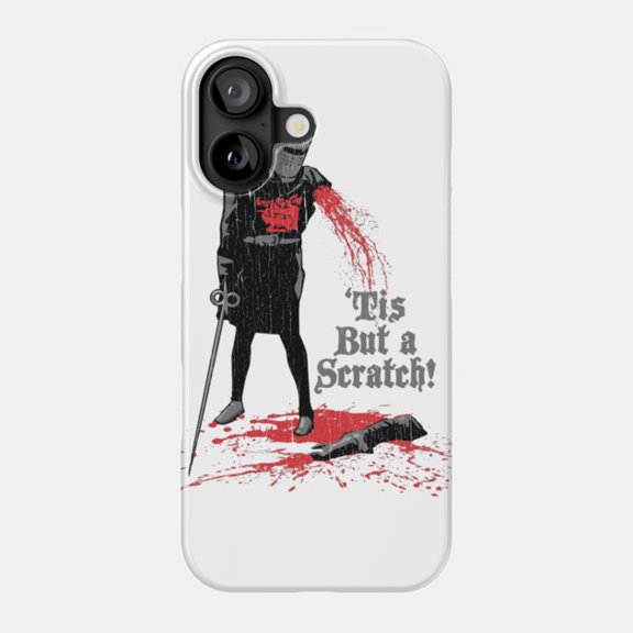 Funny British Comedy Knight Art Shockproof Phone Case for iPhone 11-17 Models