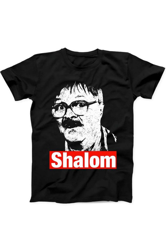 Funny British Sitcom Friday Night Hello Greeting Black Shirt,for men & women up to 5XL