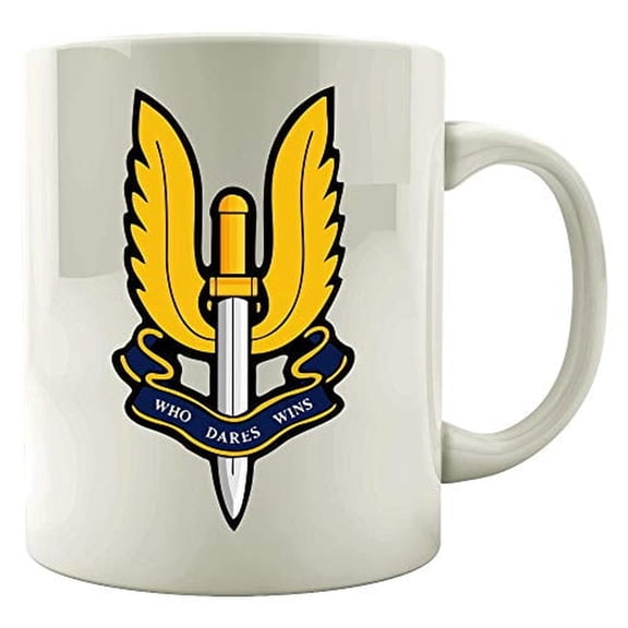 Funny British 11 oz Coffee Mug - Sword England Country Pride White Ceramic Gift