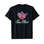 Funny British Tea Shirt UK teapot Union Jack flag tea pun Men Women T-Shirt