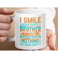 thumbnail image 1 of Funny Brother Mug, Humor Gift for Siblings, Unique Brother Birthday, Silly Brother Coffee Cup, Quirky Brother Gift Idea, 1 of 5