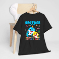 thumbnail image 1 of Funny Brother Of The Birthday Family Shark Birthday Boy Girl T-Shirt-TH67138, 1 of 2
