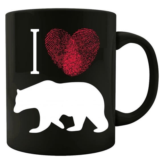 Funny Brown Bear 11 oz Coffee Mug - Grizzly Kodiak Ursus Arctos White Ceramic Gift
