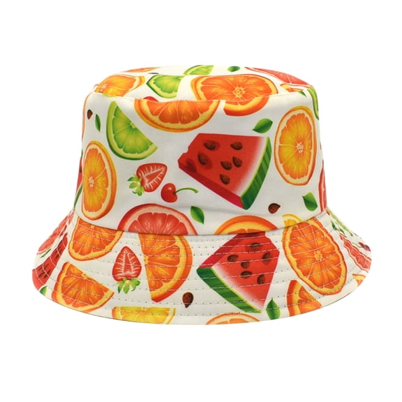 Funny Bucket Hat Party Outfit Men Sun Hat Double Sided Fisherman Hat Womens Spring And Summer Basin Hat Watermelon Printing Womens Outdoor Hat Sunscreen Pool Hat Men Humps Hat