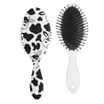 thumbnail image 1 of Funny Bull Pattern Paddle Brush - Hair Styling Tool with Soft Bristles for Sensitive Scalps, Lightweight & Compact (Cow-Themed Gift for Haircare Enthusiasts), 1 of 6