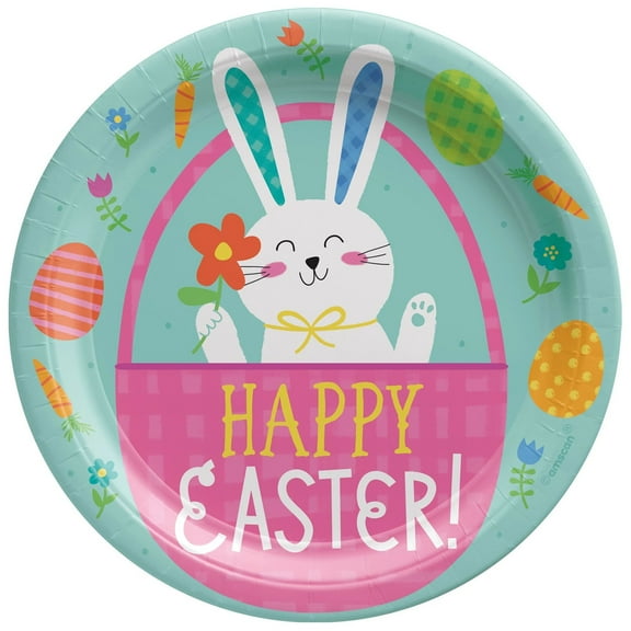 Funny Bunny 9" Round Plates