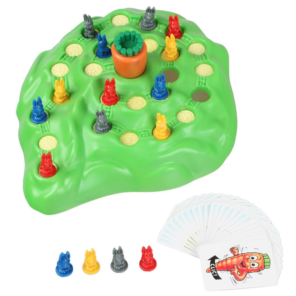 Rabbit Trap Puzzle Toy for Children, Dual Play, Jogo de Tabuleiro