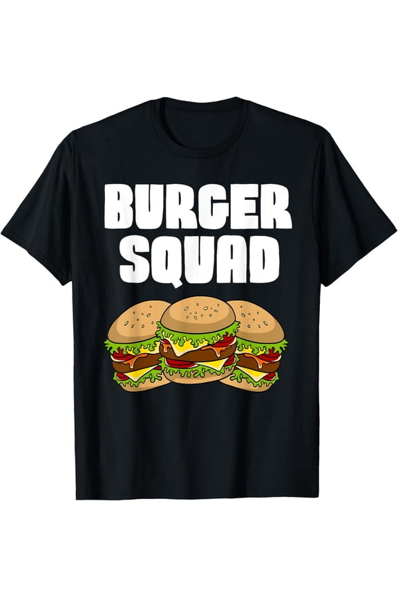 Funny Burger Art For Men Women Hamburger Cheeseburger Lover T-Shirt