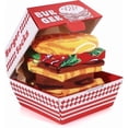 thumbnail image 1 of Funny Burger Socks Box for Men Dad Women Teen Boys -Funny Gifts Hamburger Novelty Funky Crazy Silly Cool Food Socks -Fathers Valentines Day Birthday Gag Christmas Gift Ideas Stocking Stuffers, 1 of 7