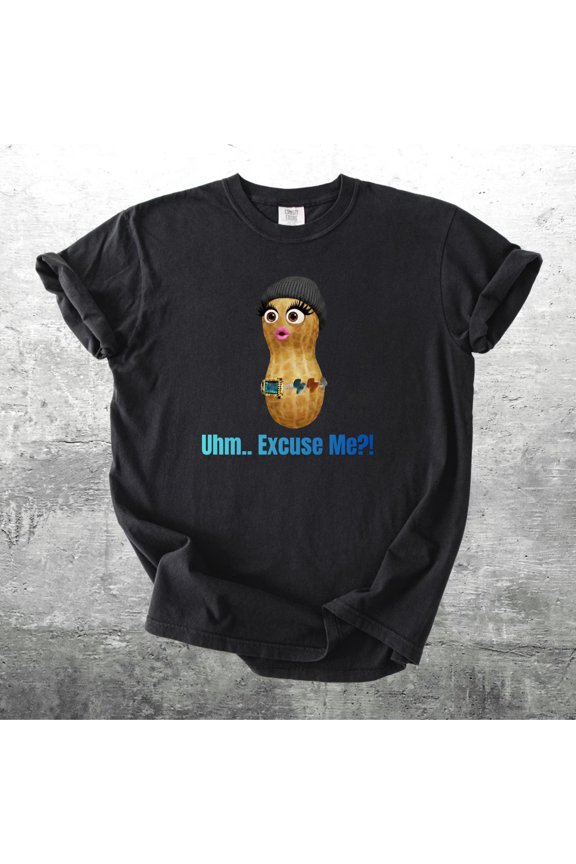 Funny Burnt Peanut T-Shirt, Goop Goop Design, Tee