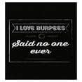 thumbnail image 1 of Humorous Burpee Poster - "I Love Burpees" Strength Training Decor for Gyms, 1 of 1