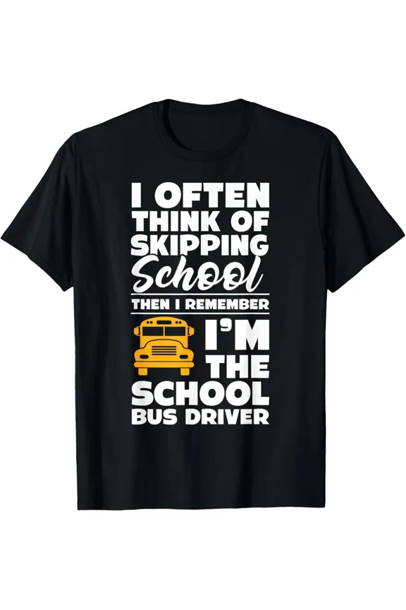 Funny Bus Route Driver School Transport Quote Graphic Unisex T-Shirt, up to size 5XL