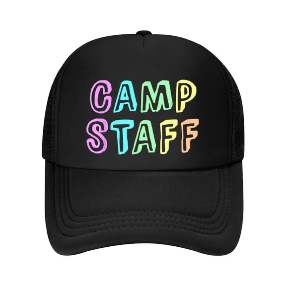 Funny CAMP STAFF Campground Crew Counselor Director Team Baseball Cap