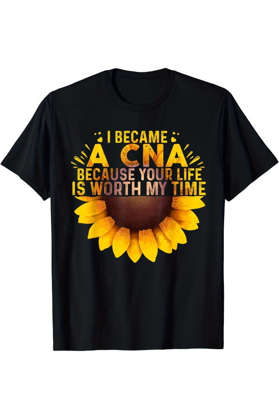 Funny CNA Design For Women Girls Certified Nursing Assistant T-Shirt