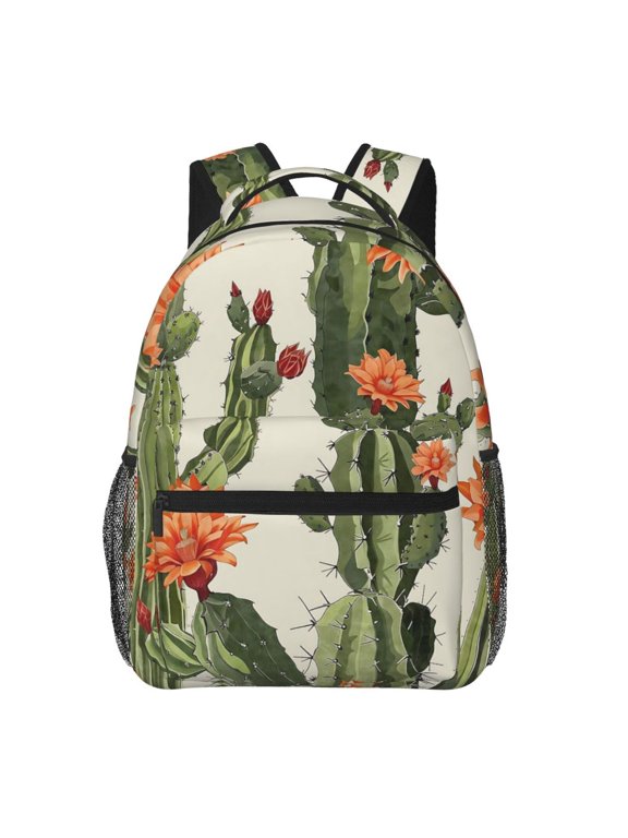 Funny Cactus Backpack Lightweight Rucksack Travel Bag for Men and Women