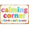 thumbnail image 1 of Funny Calming Corner Sign School Classroom Decor Calming Corner This Is A Safe Space Signs Classroom Decorations Classroom Calm Reading Corner Sign For Home Office Study Room Wall Decor, 1 of 7