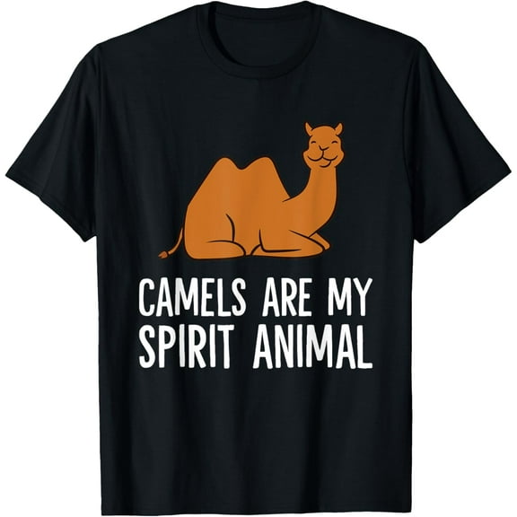 Funny Camel Desert Egypt Camels Are My Spirit Animal T-Shirt