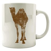 Funny Camel 11 oz Coffee Mug - Dromedary Hump Humor White Ceramic Gift