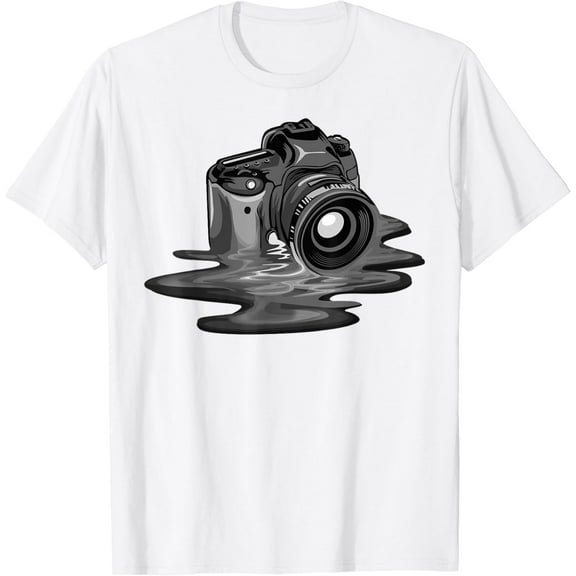 Funny Camera Gift For Photographers Men Women Photography T-Shirt100% cotton
