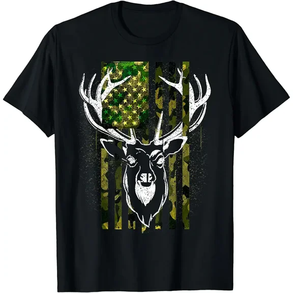 Funny Camouflage Colors Deer Hunting Gift For Men Women Hunter Unisex T-Shirt, up to Size 5XL
