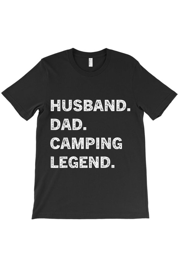 Funny Camper Husband Dad Camping Legend Vintage Father's Day Themed - Stocking Stuffer H33272 Unisex T-Shirt, Up to 5XL Available