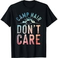 thumbnail image 1 of Funny Camping Art For Men Women Camp Hair Camper Camping T-Shirt, 1 of 4