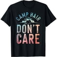 thumbnail image 1 of Funny Camping Art For Men Women Camp Hair Camper Camping T-Shirt, 1 of 4