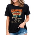 thumbnail image 1 of Funny Camping Gifts With Sayings For Campers Camp Men Women T-Shirt Black Large, 1 of 4