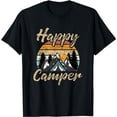 thumbnail image 1 of Funny Camping Hiking Lover Present Happy Camper Gift T-Shirt, 1 of 5