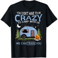 thumbnail image 1 of Funny Camping Lover Crazy Camping Joke Gift Design Idea des T-Shirt, 1 of 4